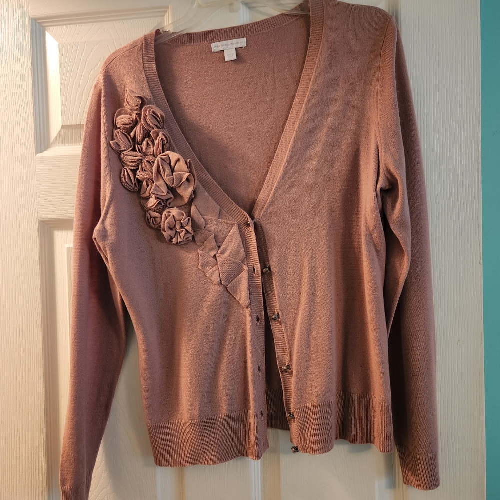 New York & Co, size L, mauve cardigan